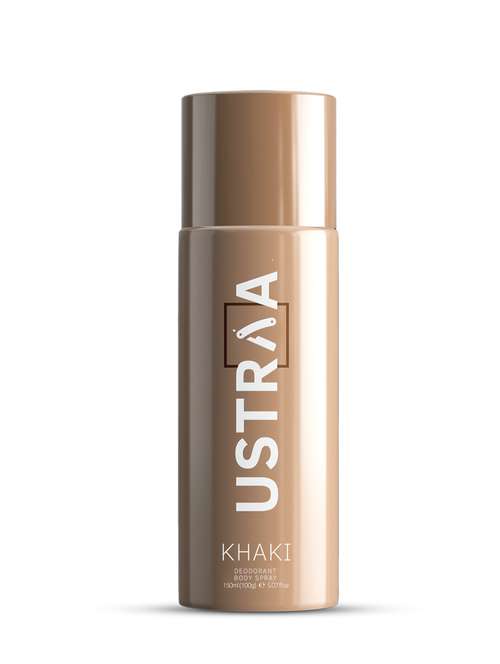 ustraa khaki deodorant body spray - 150ml - pack of 3
