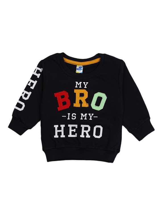 unisex long sleeves printed t-shirt