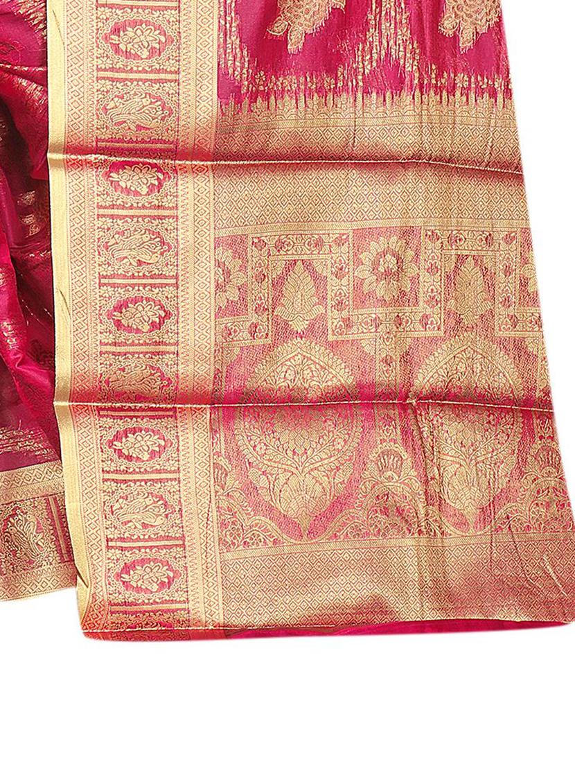 ethnic wear pink color saree set - 19183242 - Standard Image - 2