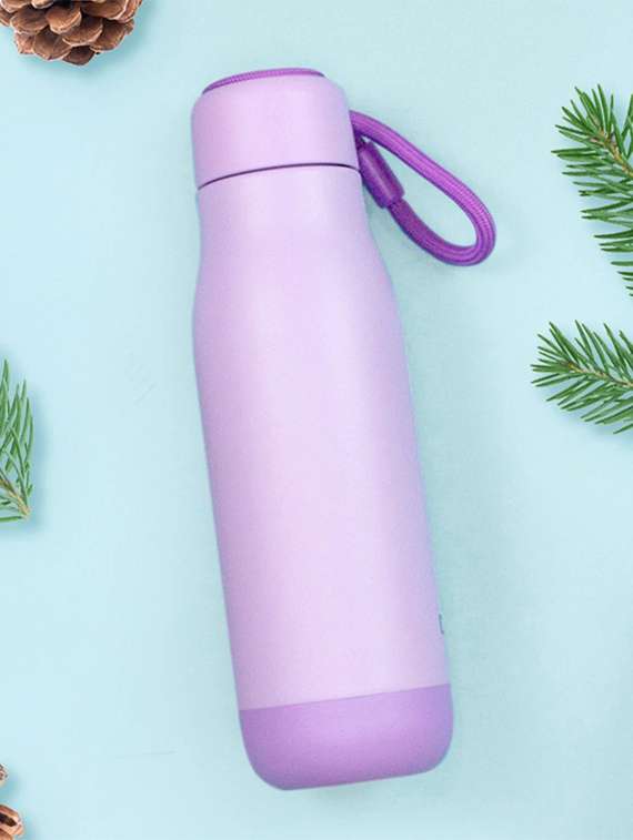 purple stainless steel bottle