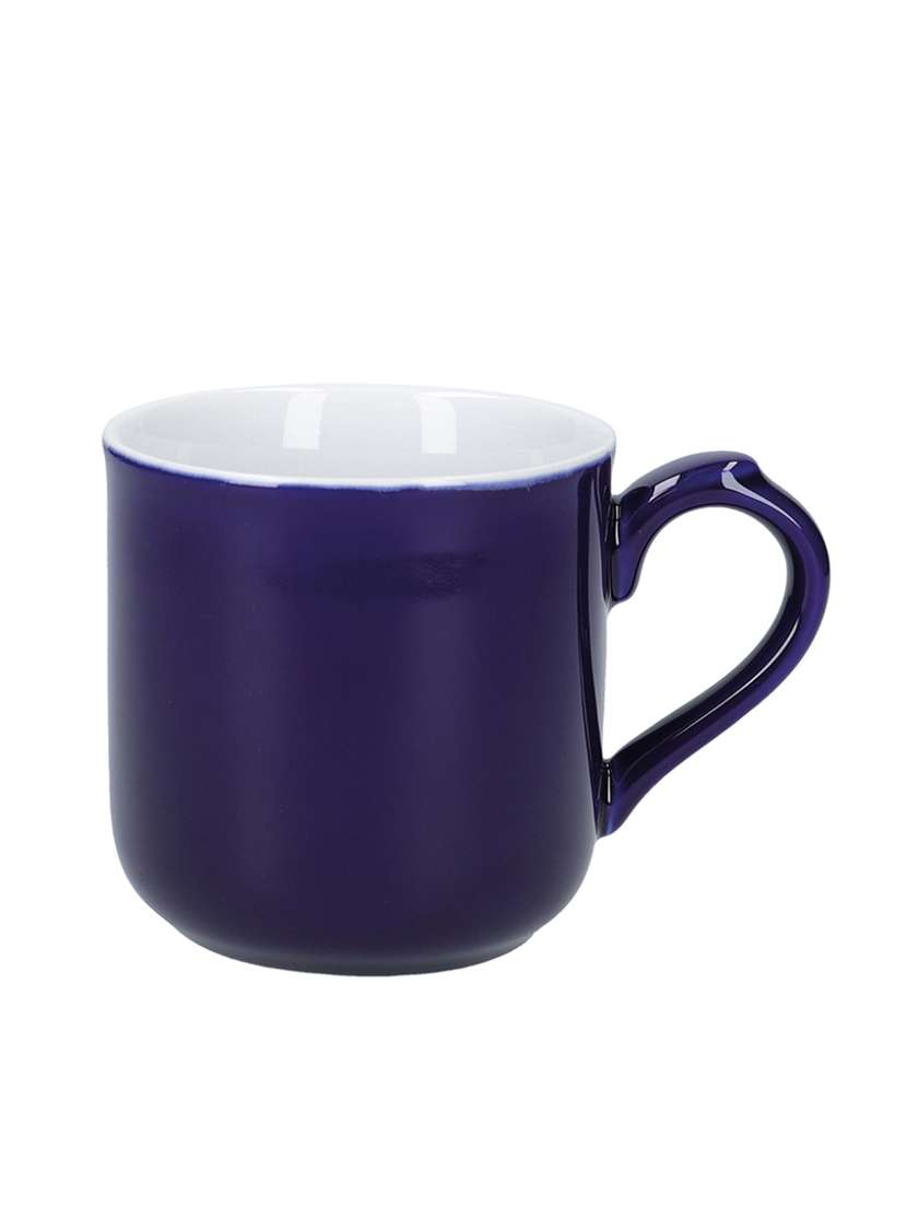 london pottery farmhouse mug, cobalt blue, 250ml, tagged