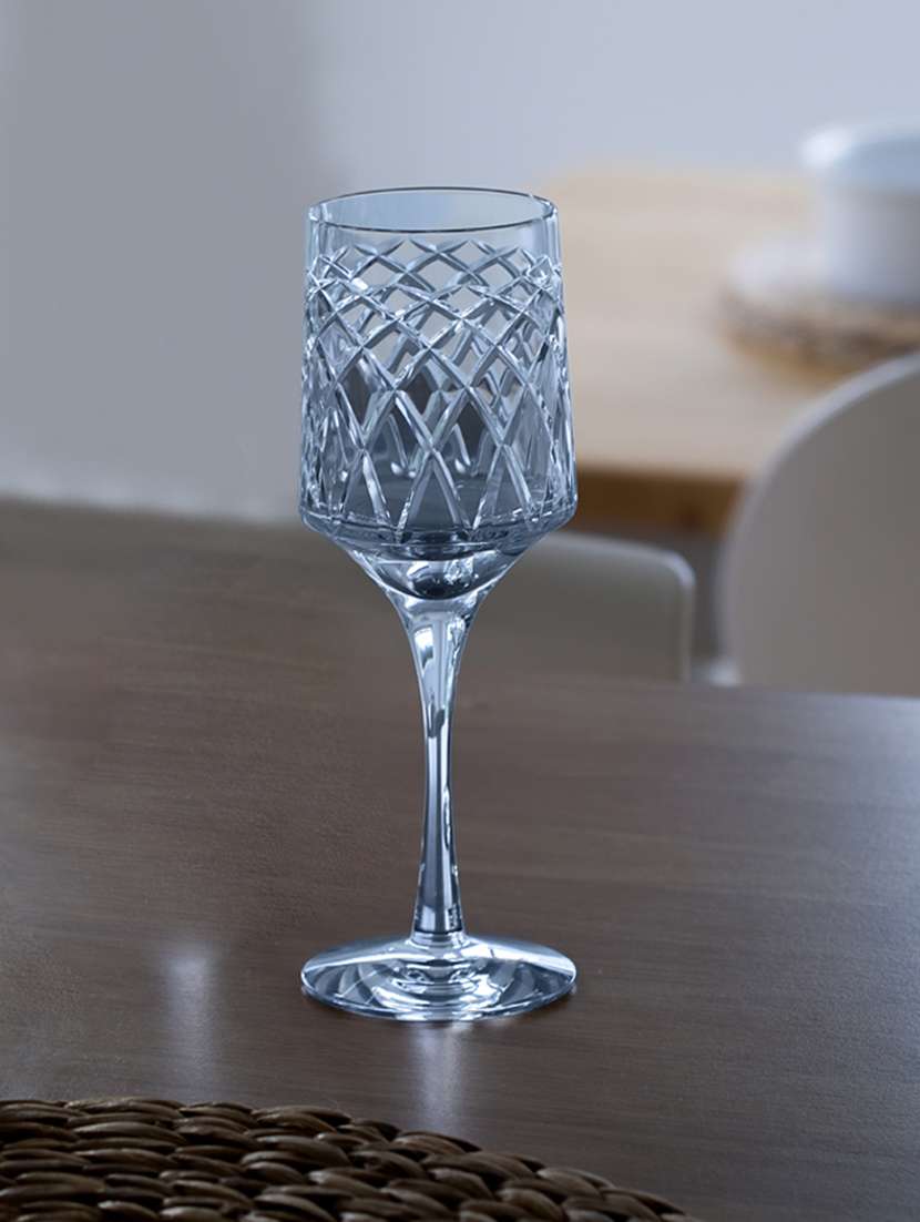 royal brierley harris wine ink blue glass