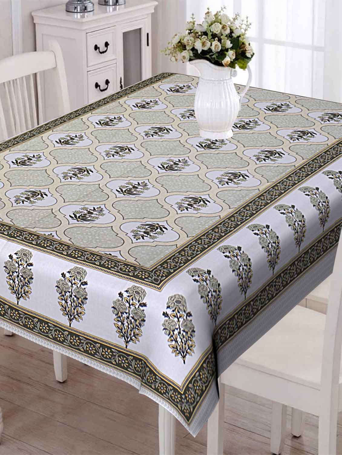 cotton rectangular dining table cloth 