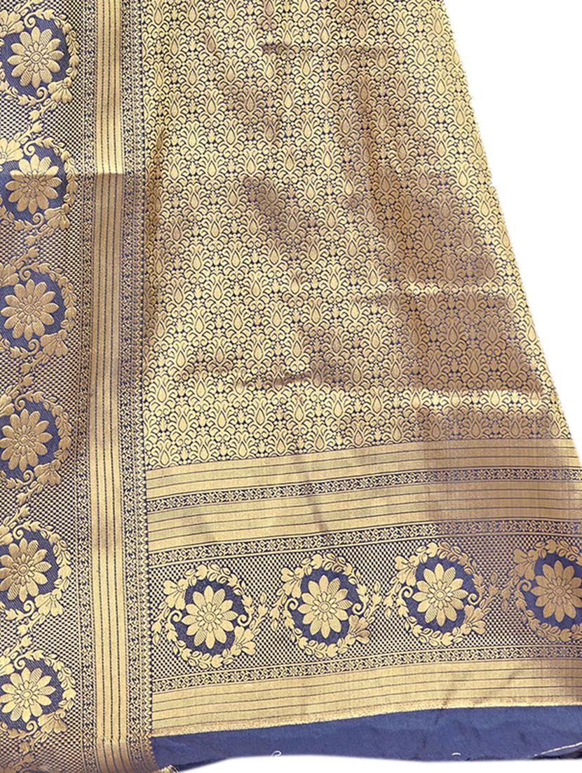 ethnic wear green color saree set with blouse - 19184501 - Standard Image - 2