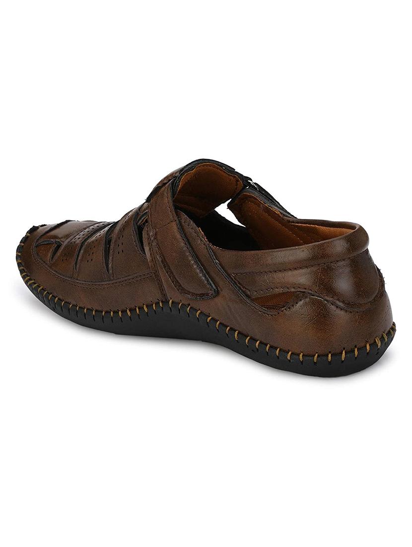 brown slip on sandal - 19184863 - Standard Image - 2