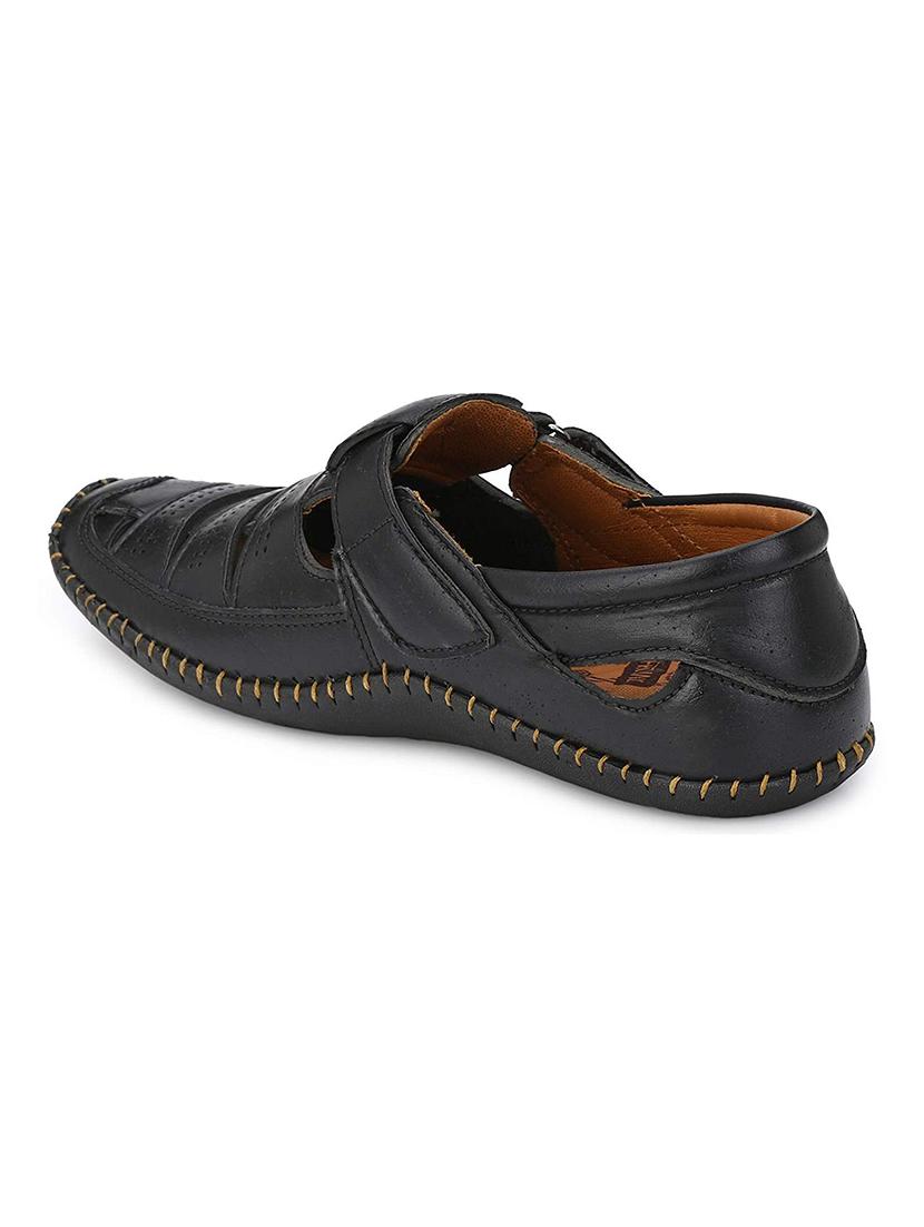 black slip on sandal - 19184864 - Standard Image - 2