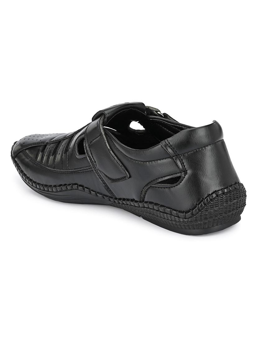 black slip on sandal - 19184877 - Standard Image - 2