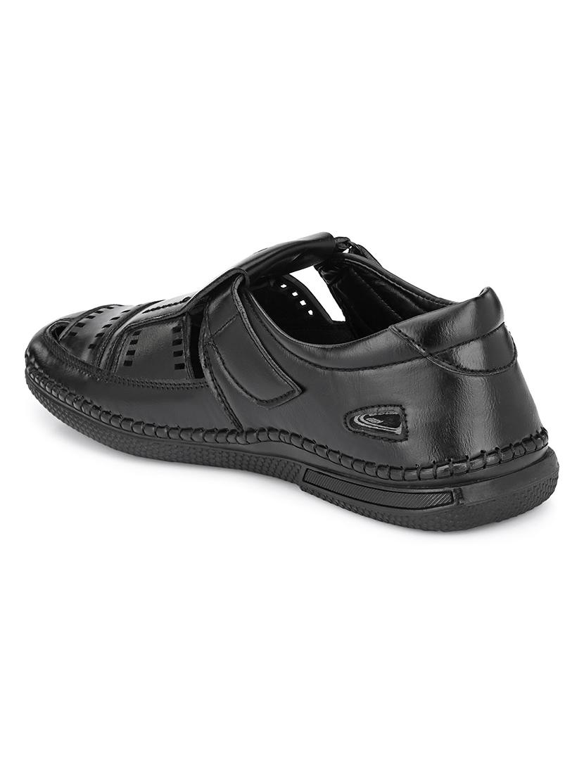 black slip on sandal - 19184884 - Standard Image - 2