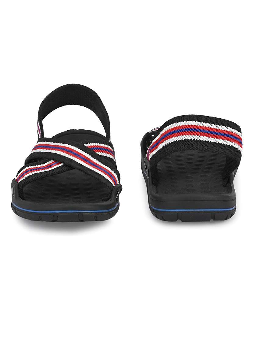 black slip on sandal - 19184886 - Standard Image - 2
