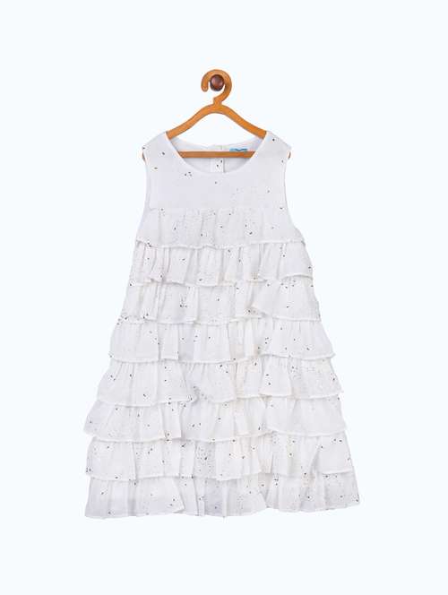girls round neck sleeveless frock - 19185752 - Standard Image - 0