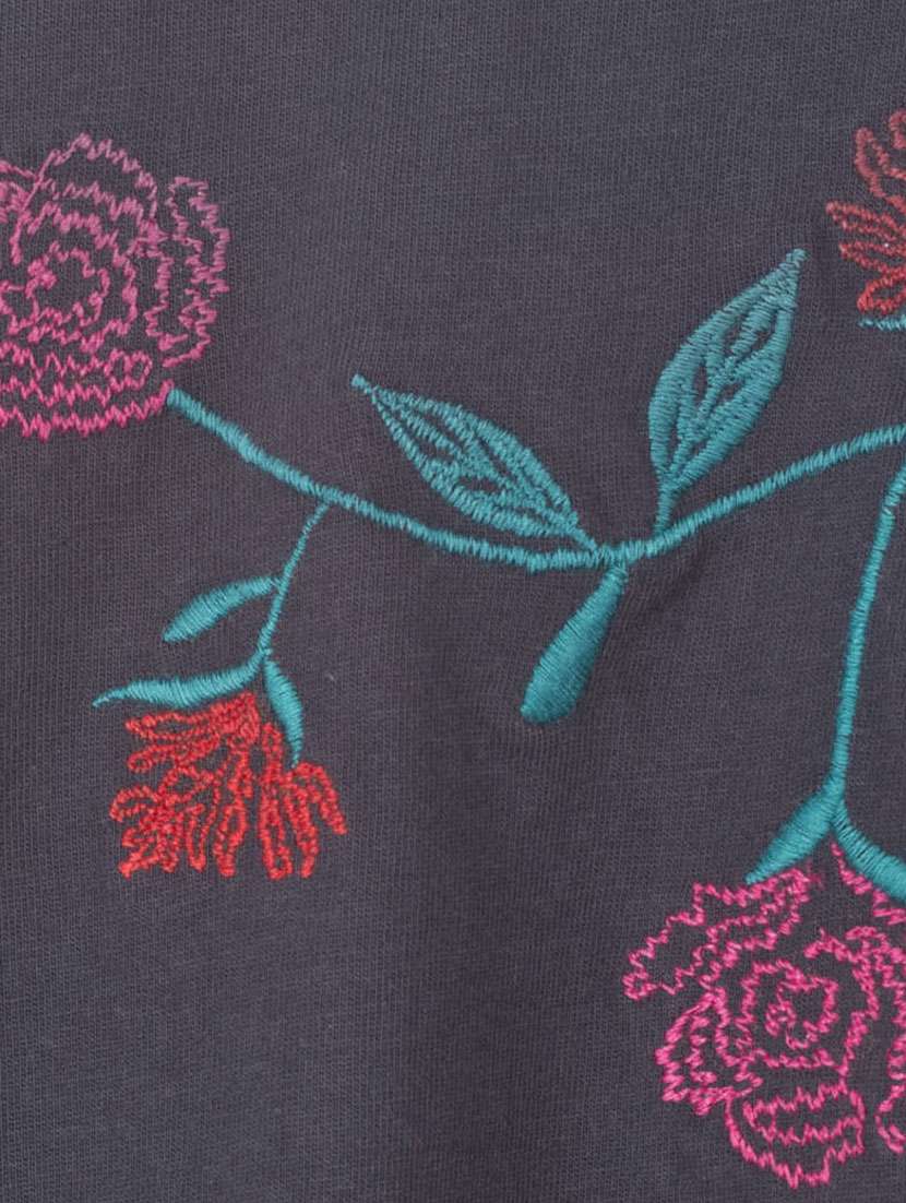 girls round neck long sleeves frock - 19185776 -  Standard Image - 2