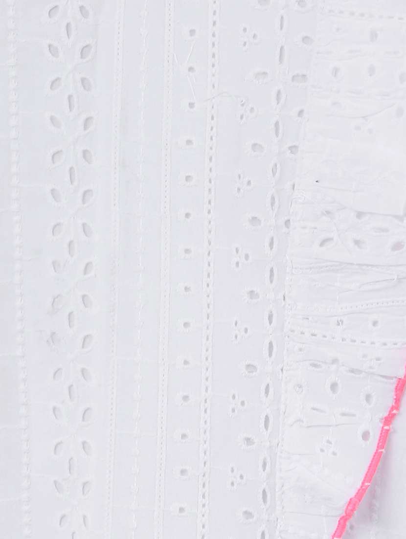 girls round neck cap sleeve frock - 19185782 -  Standard Image - 2