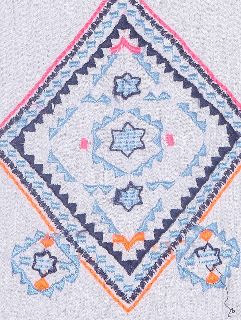 girls round neck sleeveless frock - 19185833 -  Standard Image - 2