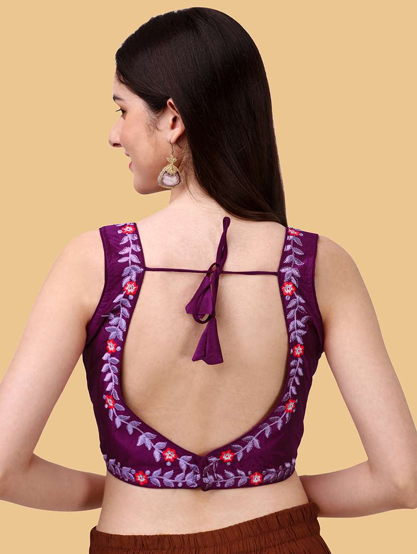 purple silk regular blouse - 19186348 -  Standard Image - 2