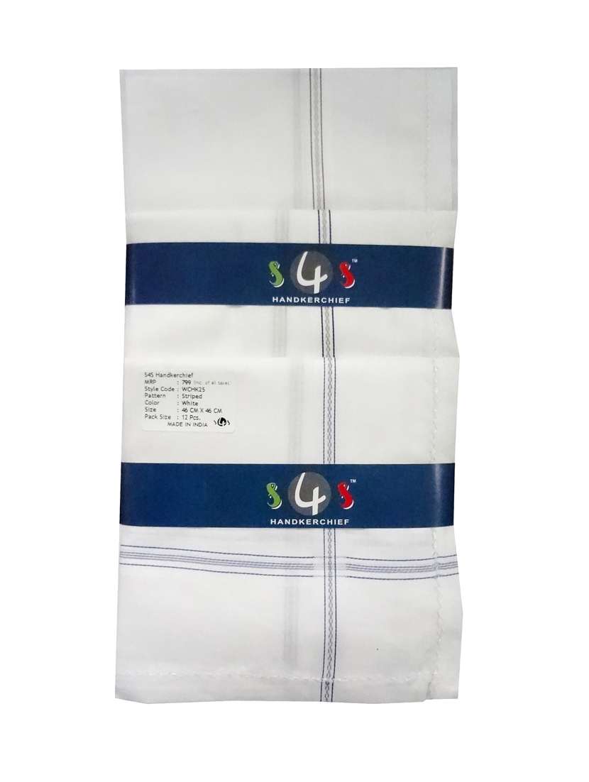 pack of 12 white handkerchief - 19186605 -  Standard Image - 2
