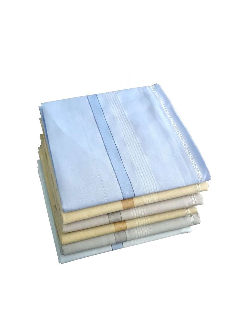 pack of 6 multicolored handkerchief