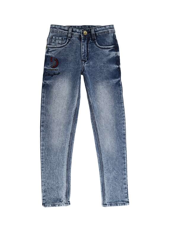 boy's plain skinny fit jeans