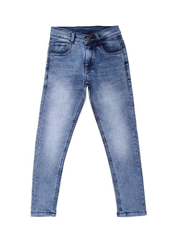 boy's plain skinny fit jeans