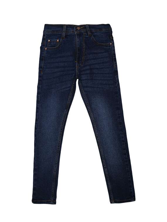 boy's plain skinny fit jeans