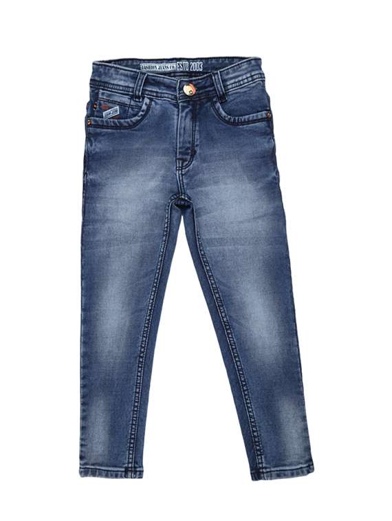 boy's plain skinny fit jeans