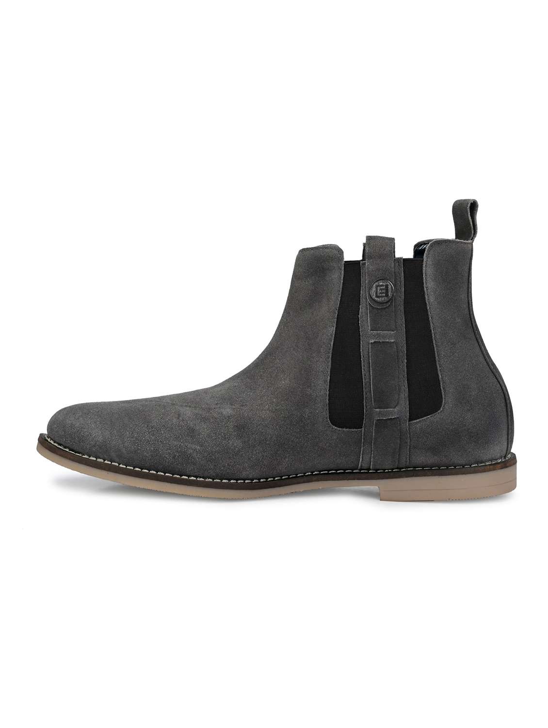 men grey slip on boots - 19188637 -  Standard Image - 2