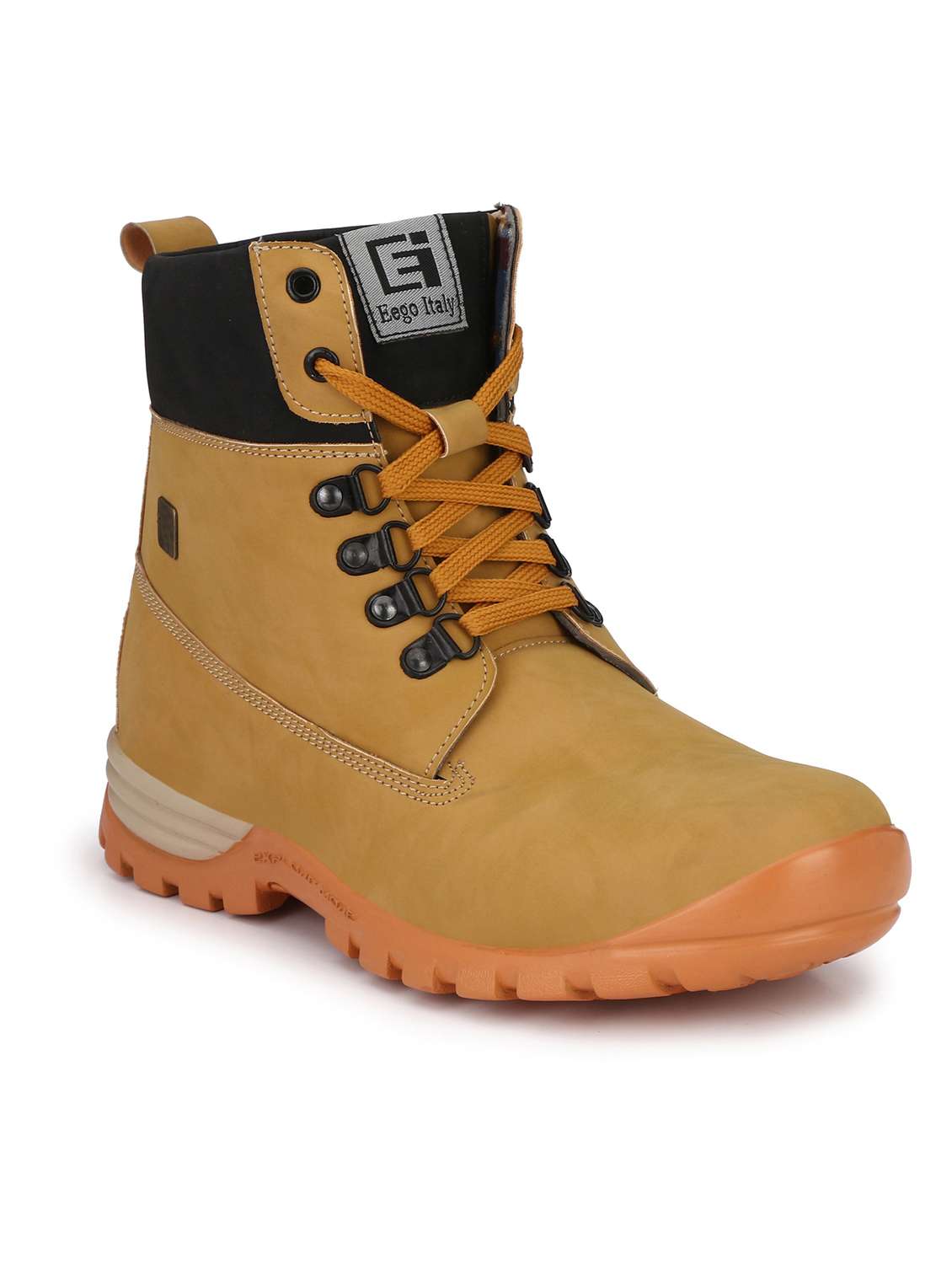 tan lace up ankle boot