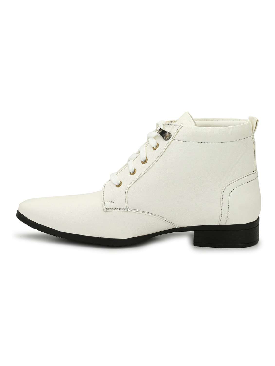men white lace up boots - 19188734 - Standard Image - 2