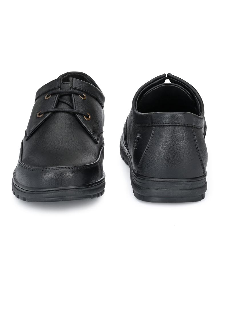 black solid formal shoes - 19190917 - Standard Image - 2
