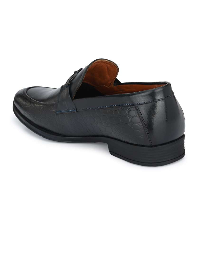black solid formal shoes - 19190924 - Standard Image - 2