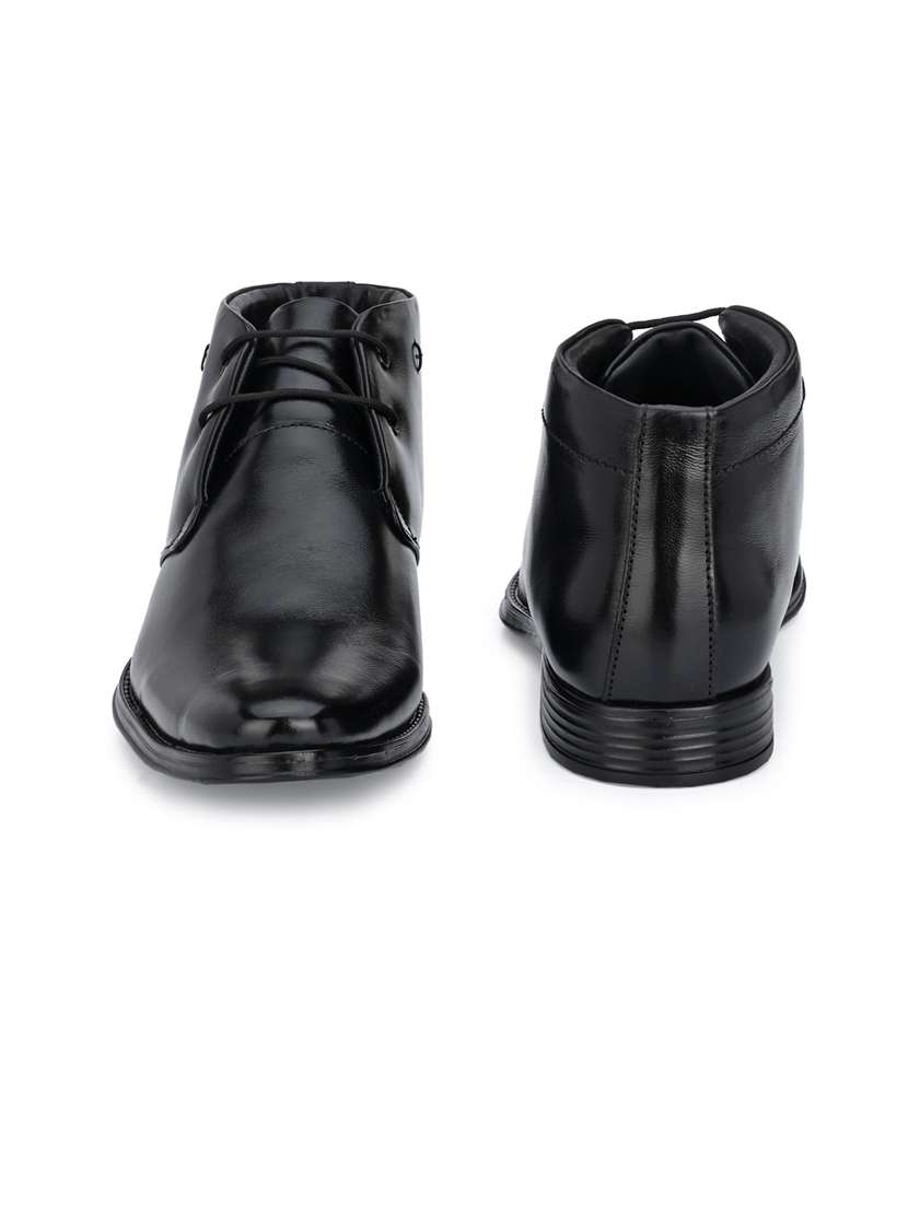 black solid formal shoes - 19190940 -  Standard Image - 2