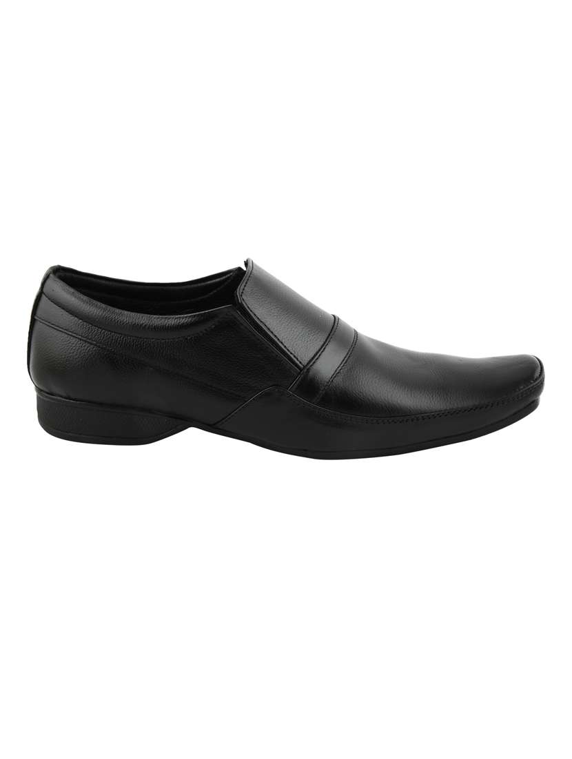 black solid formal shoes - 19190992 -  Standard Image - 2