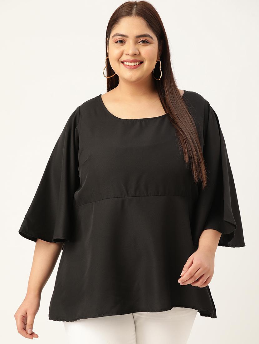 women's straight round neck top - 19196131 - Zoom Image - 0