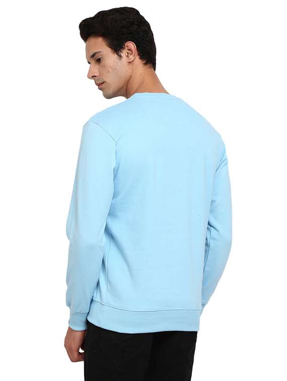 mens chest print sweatshirt - 19196411 - Standard Image - 2