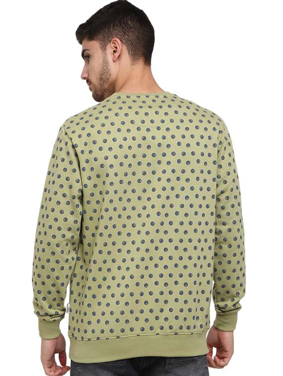 men all over print long sleeve regular fit sweatshirt - 19196442 -  Standard Image - 2