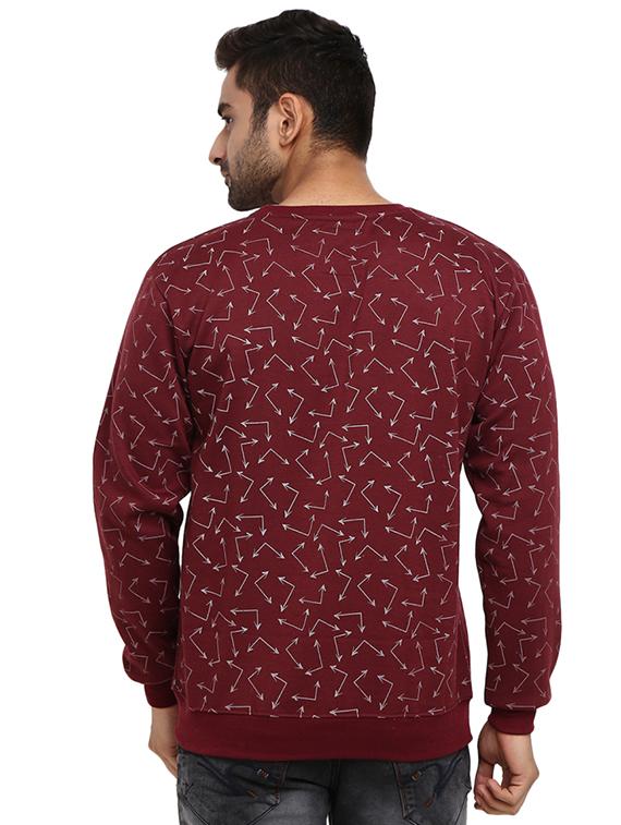 mens all over print sweatshirt - 19196471 - Standard Image - 2