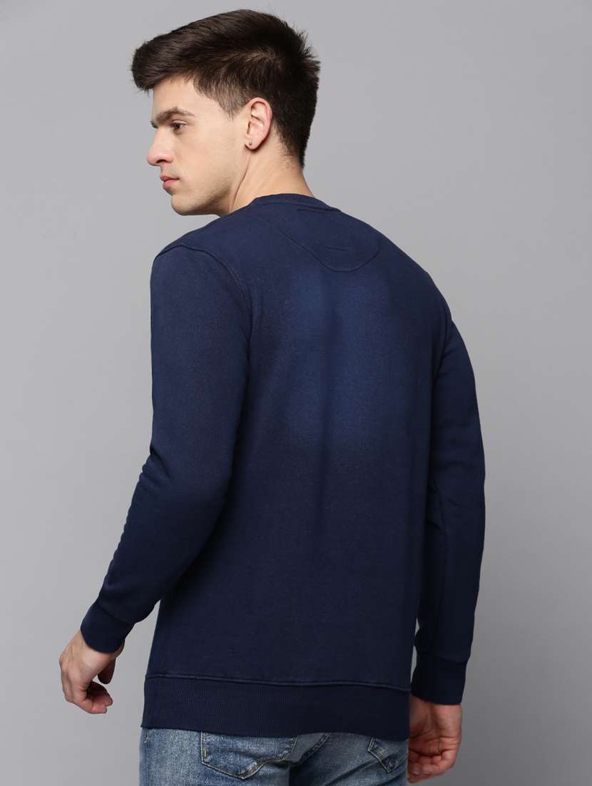 mens front print sweatshirt - 19197355 -  Standard Image - 2