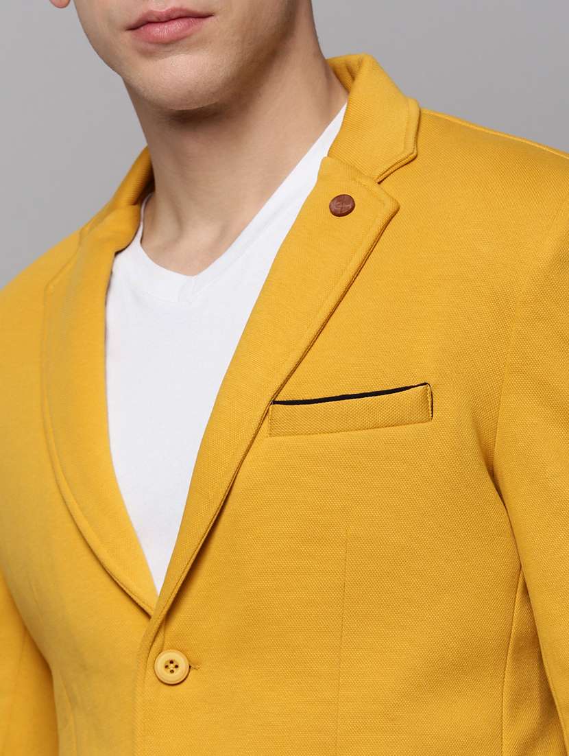 solid single breasted casual blazer - 19197371 -  Standard Image - 7