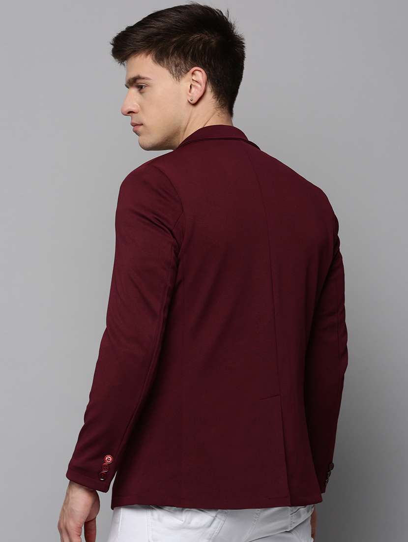 solid single breasted casual blazer - 19197379 -  Standard Image - 2