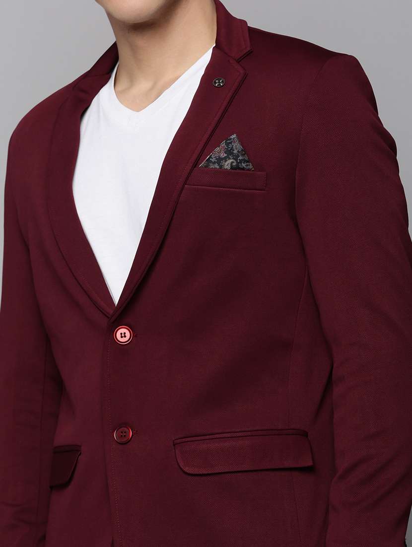 solid single breasted casual blazer - 19197379 -  Standard Image - 7