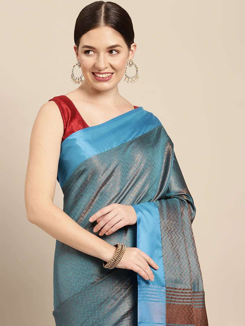 self design banarasi saree - 19198008 -  Standard Image - 2
