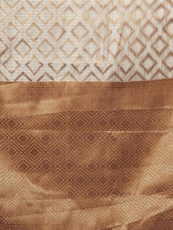 self design kanjivaram saree with blouse - 19198015 - Standard Image - 2