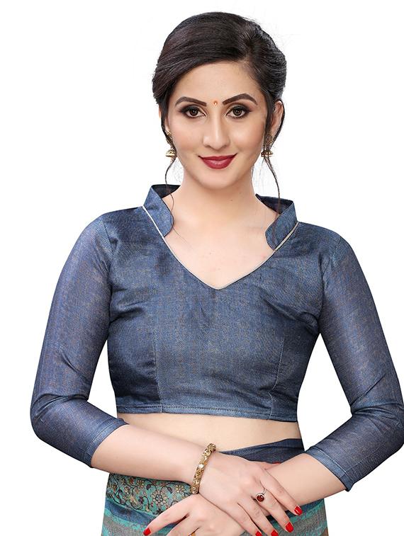 self design printed saree with blouse - 19198250 - Standard Image - 2
