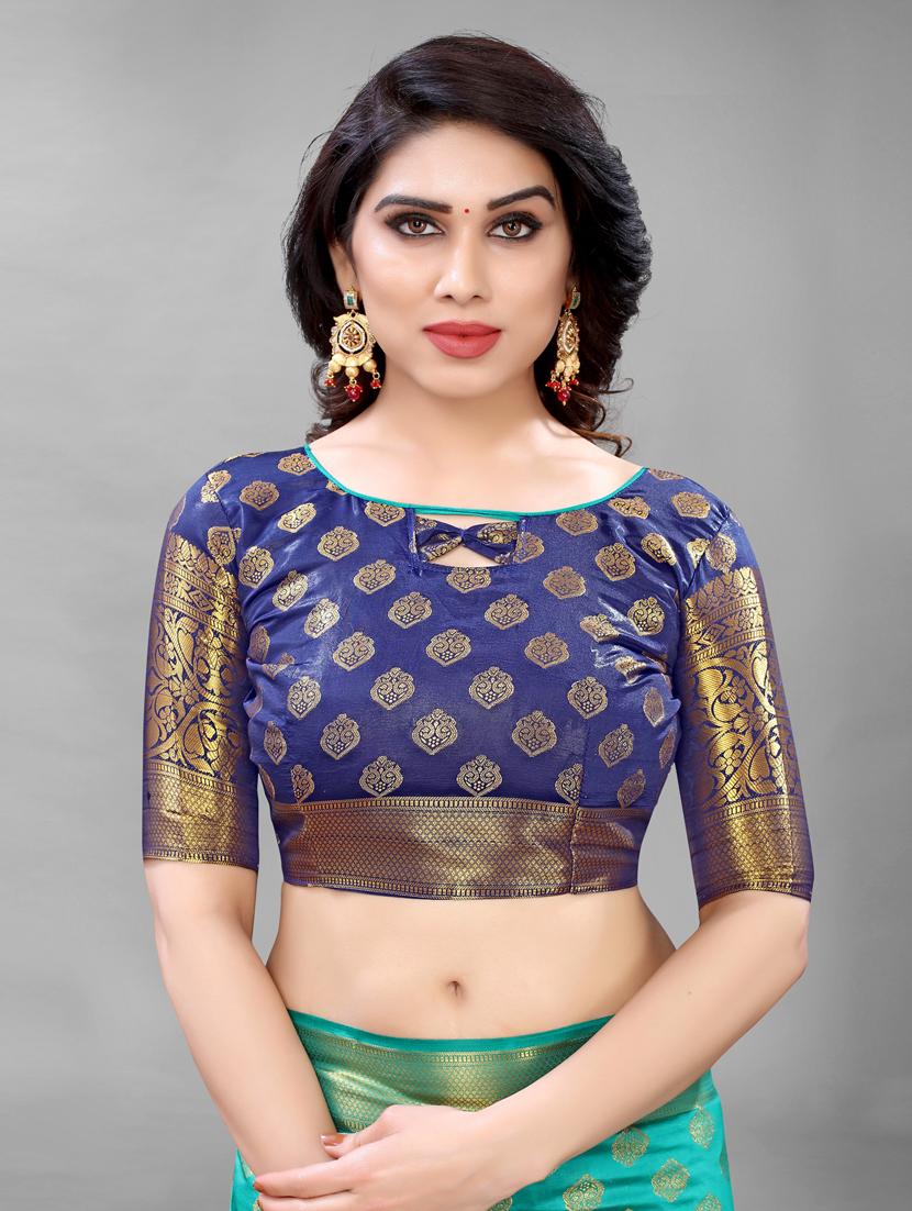 ethnic wear green colored saree set - 19199085 - Standard Image - 2