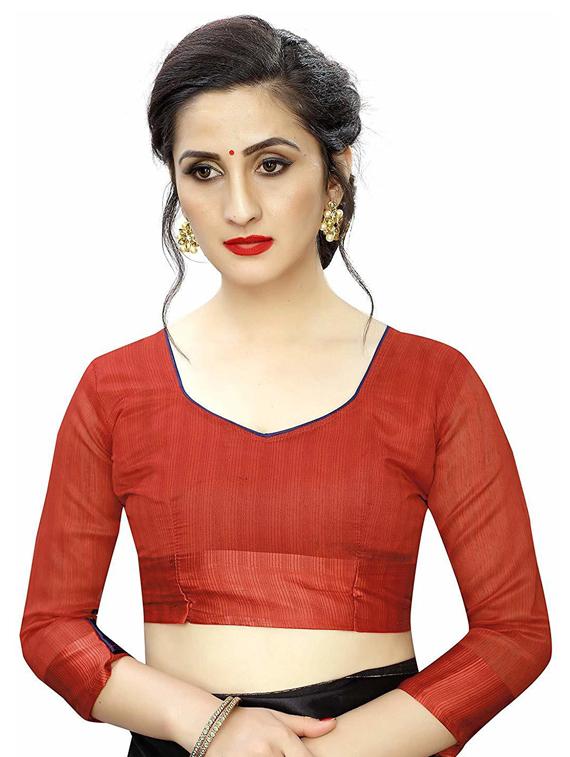 floral printed saree with blouse - 19199609 - Standard Image - 2