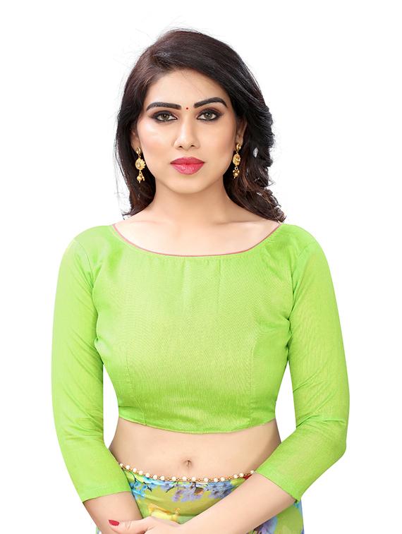 floral printed saree with blouse - 19200304 - Standard Image - 2