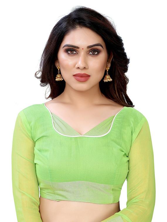 floral printed saree with blouse - 19200316 - Standard Image - 2