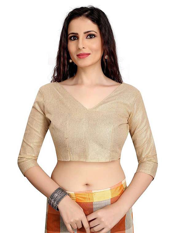 self design woven saree with blouse - 19200343 - Standard Image - 2