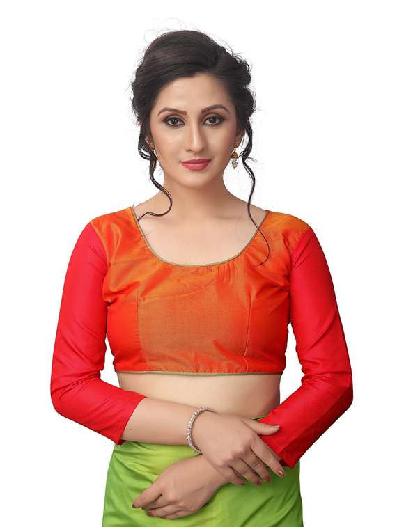 self design woven saree with blouse - 19200427 - Standard Image - 2
