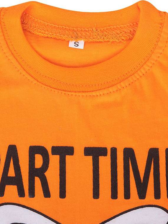 boys round neck printed shorts set  - 19201455 -  Standard Image - 2