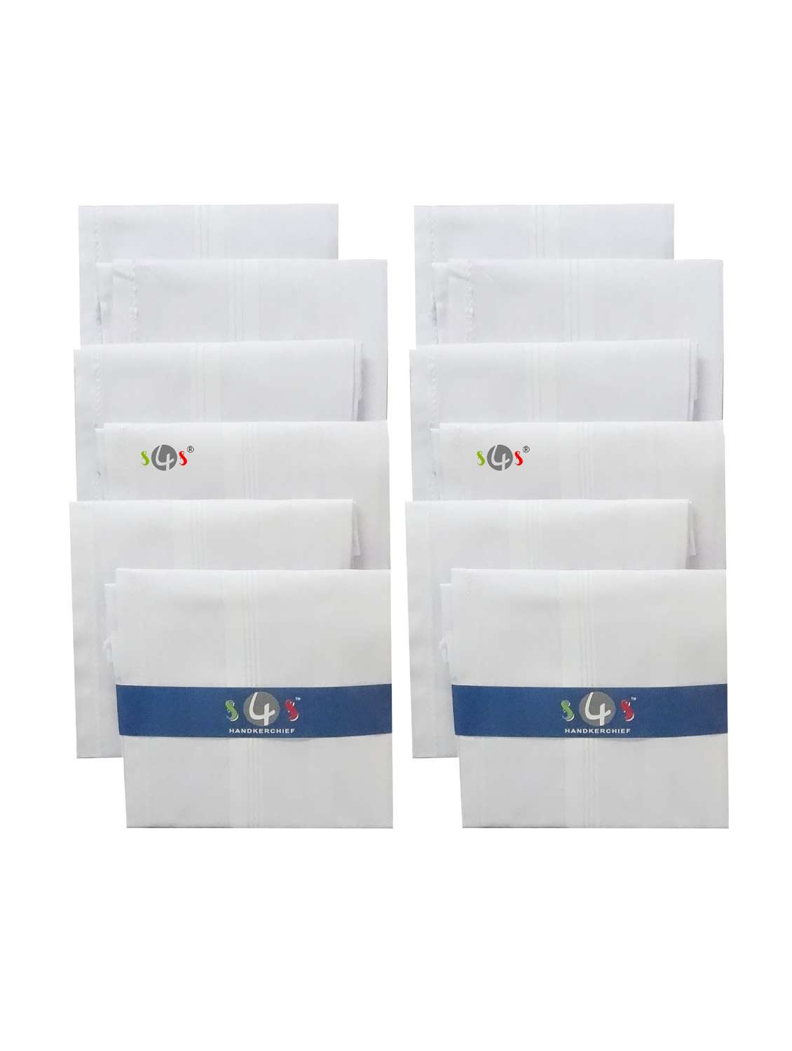men's cotton handkerchief combo